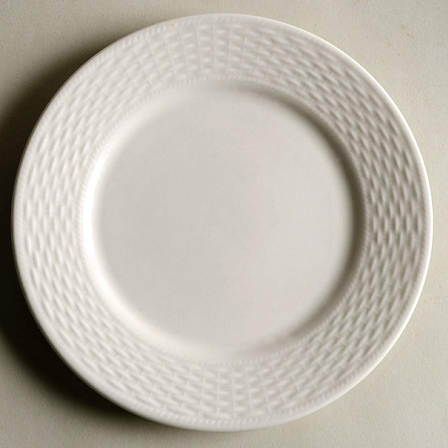 Basketweave Salad Plate by Essential Home-1