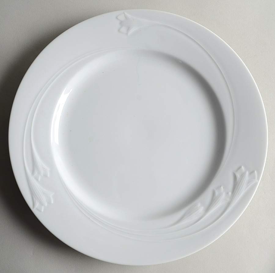White Jasmine 12" Chop Plate (Round Platter) by Epicure (Japan)-1