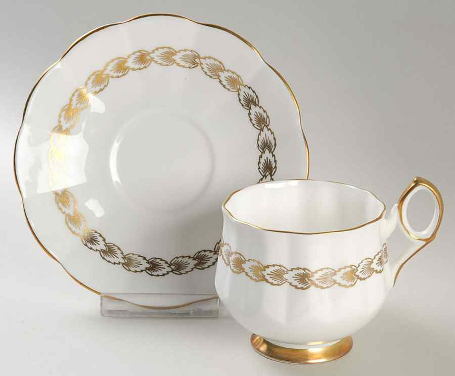 2094 Footed Cup & Saucer Set by Stratford (England)-1