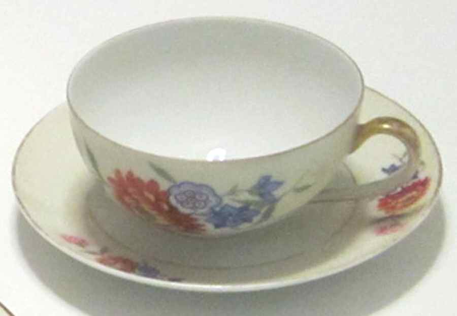 EDH14 Flat Cup & Saucer Set by Eduard Haberlander-1