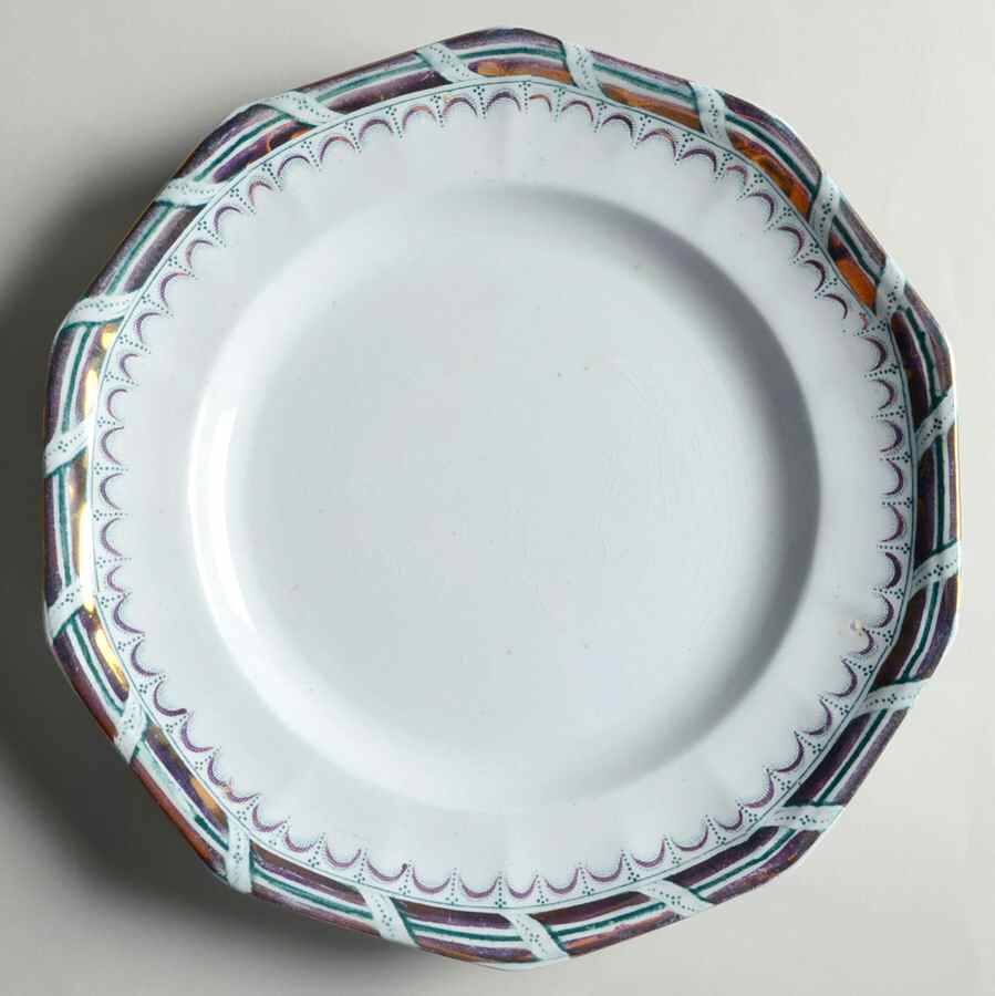 Star and Garter Luncheon Plate by Edward Walley-1