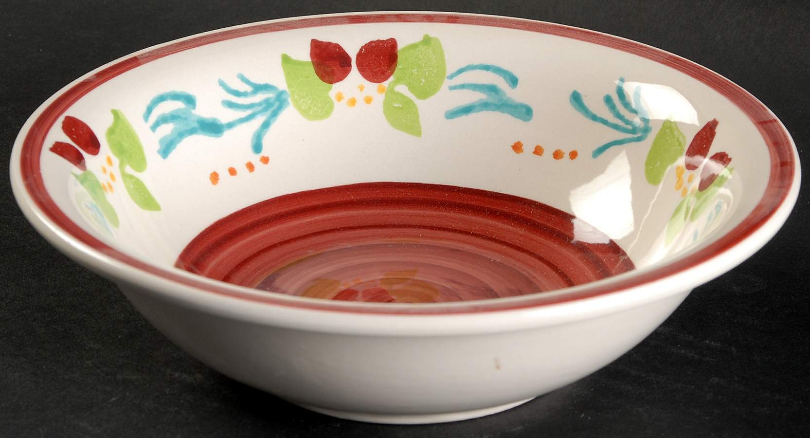 Rosa Garden Soup/Cereal Bowl by Essential Home-1