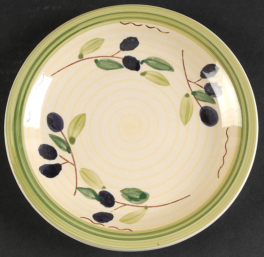 Olive Vista Salad Plate by Essential Home-1
