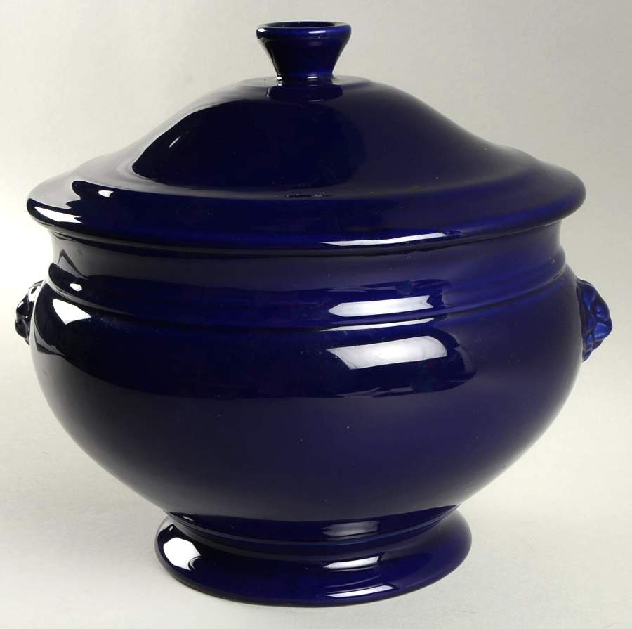 Cobalt Blue Tureen &  Lid by Emile Henry-1