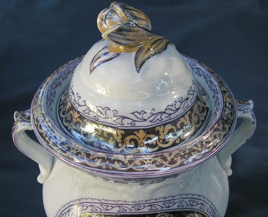 Vaquero Sugar Bowl & Lid by Elsmore & Forster-1