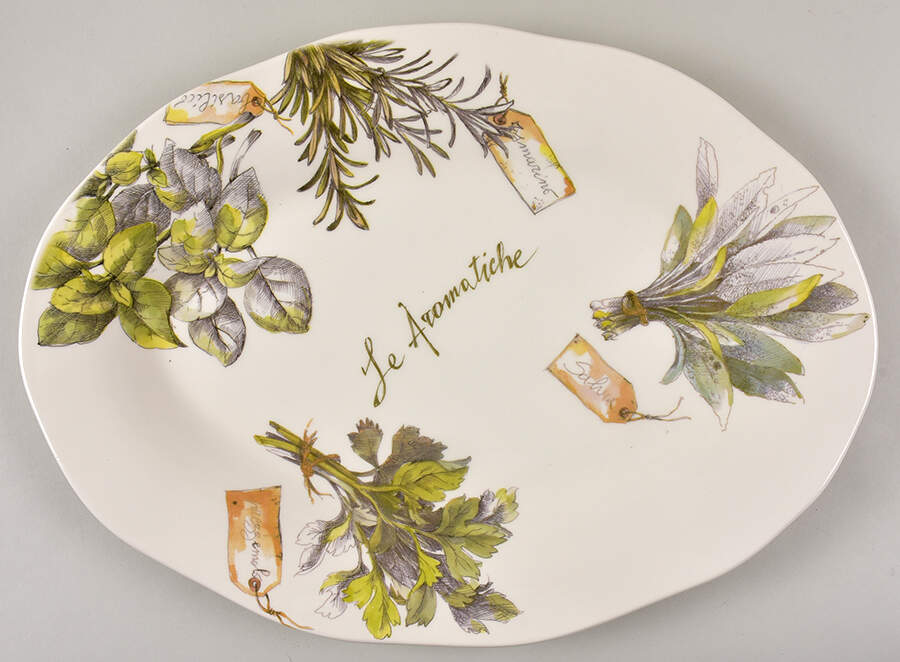EFD3 17" Oval Serving Platter by Effetti d'Arte (Effetti Home)-1