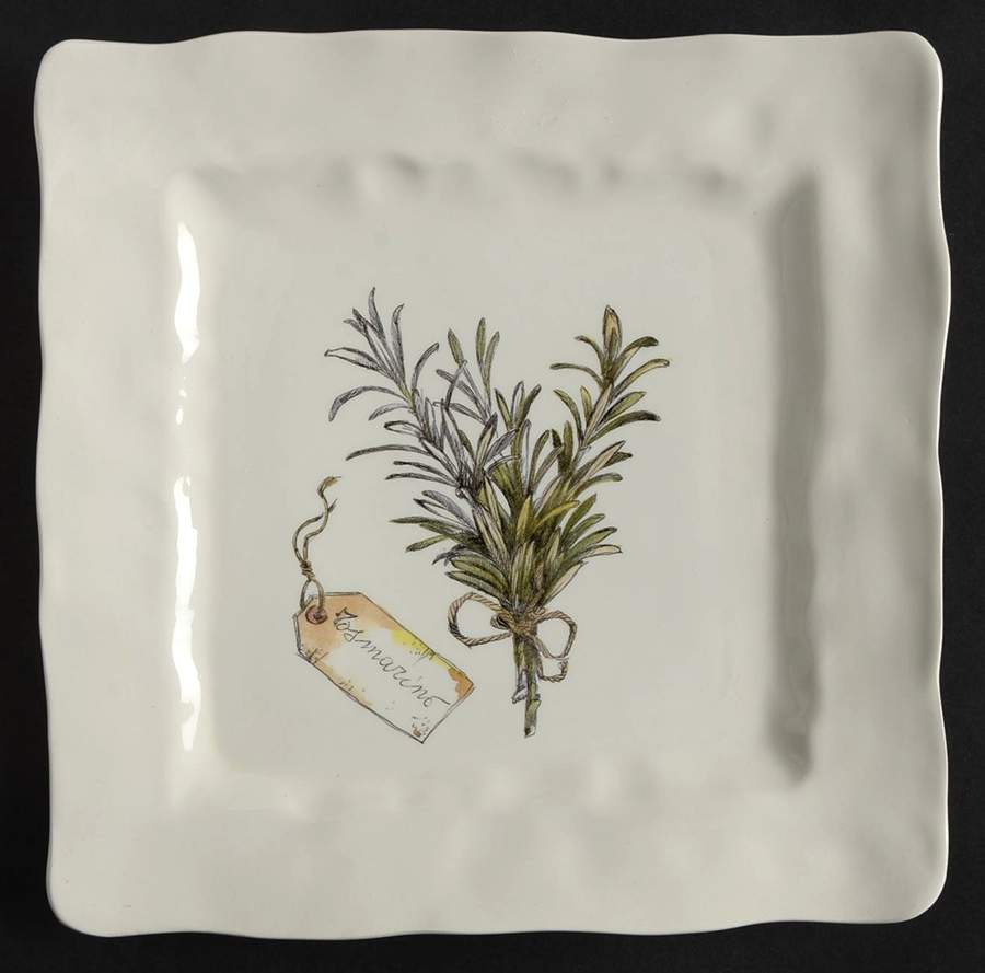 EFD3 Square Salad Plate by Effetti d'Arte (Effetti Home)-1