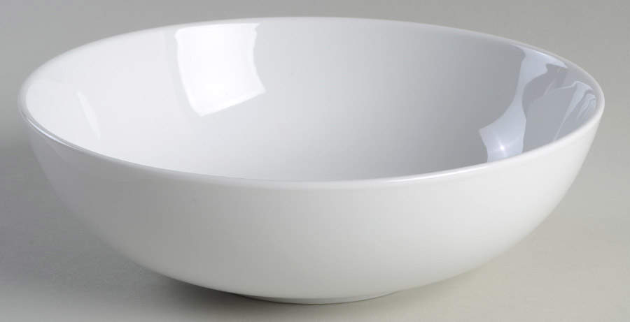 White Essential Coupe Soup Bowl by Euro Ceramica-1