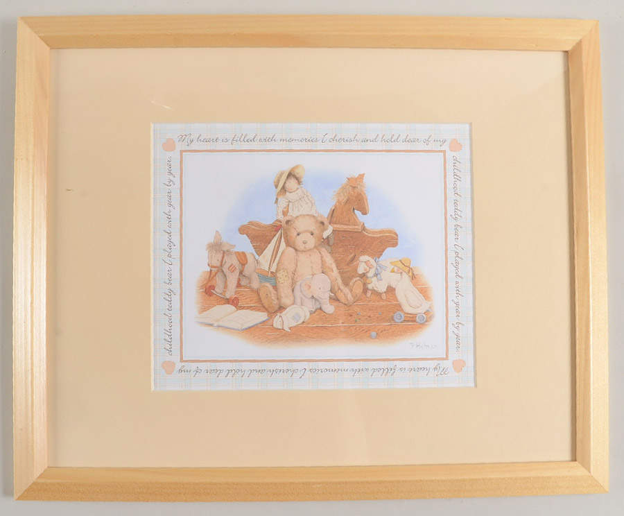 Cherished Teddies Framed Print by Enesco-1