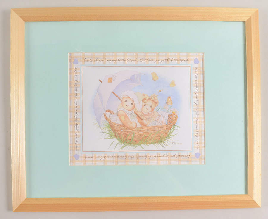 Cherished Teddies Framed Print by Enesco-1