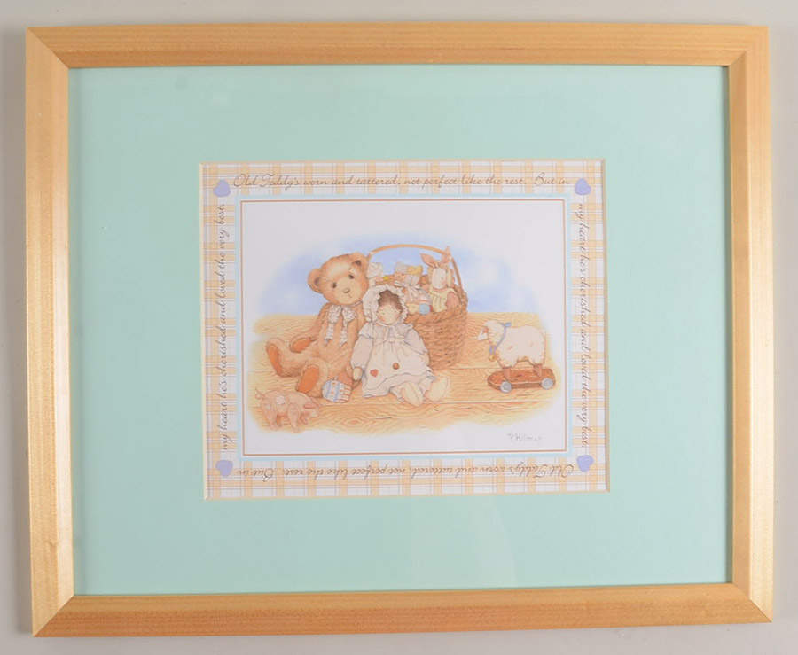 Cherished Teddies Framed Print by Enesco-1