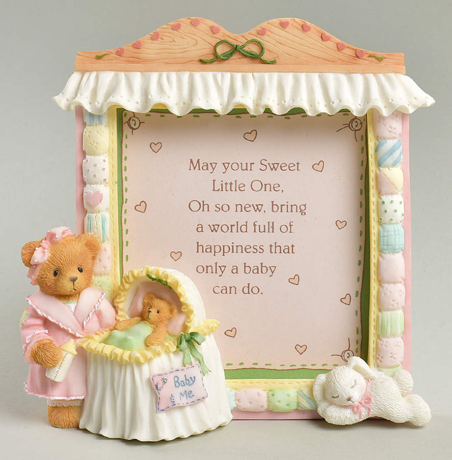 Cherished Teddies Baby Giftware Frame-Holds 3" X 3" by Enesco-1