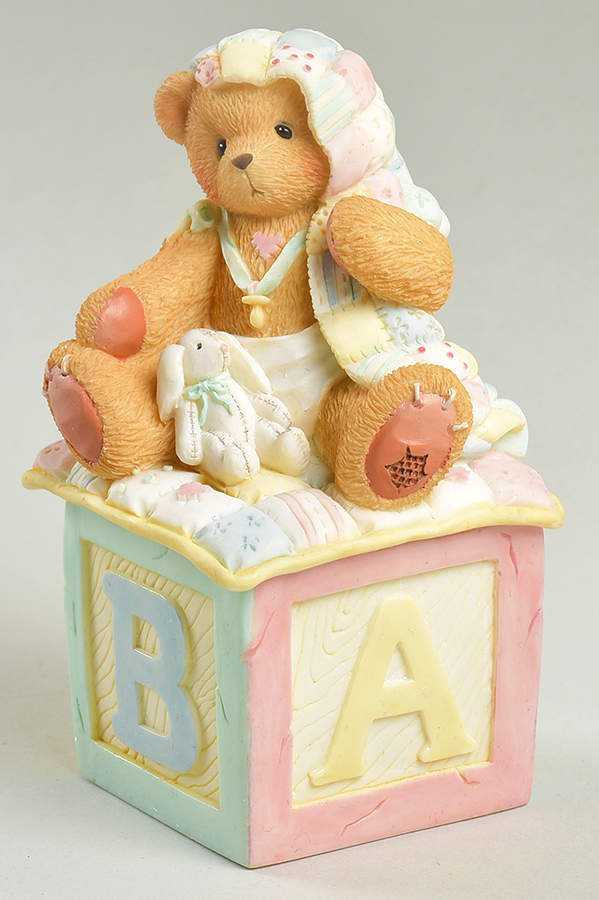 Cherished Teddies Baby Giftware Figural Box & Lid by Enesco-1