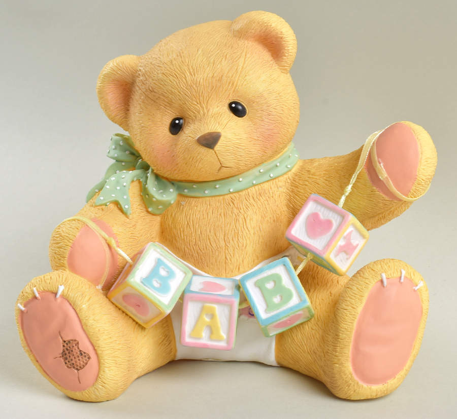 Cherished Teddies Baby Giftware Figural Bank by Enesco-1