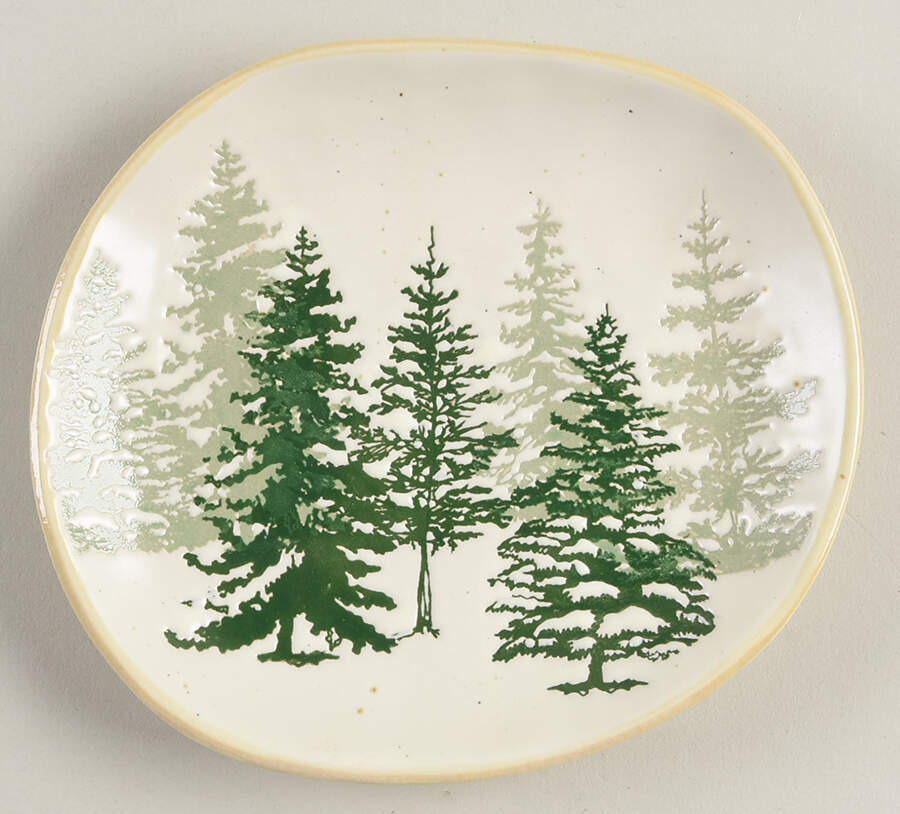 Forest Woods (Evergreen Forest) Appetizer Plate by Eli + Ana-1