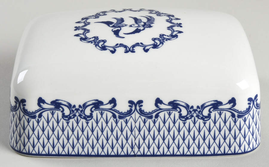 English Willow Lid for Rectangular Butter by Eaton Dining-1