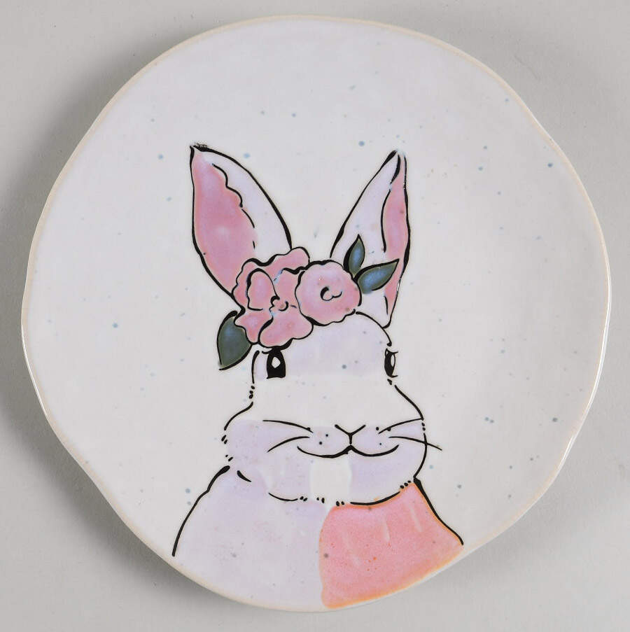 Venassa Bunny Salad Plate by Eli + Ana-1