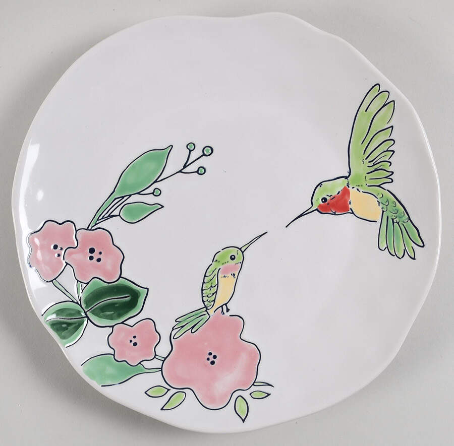 Magical Hummingbird Dinner Plate by Eli + Ana-1