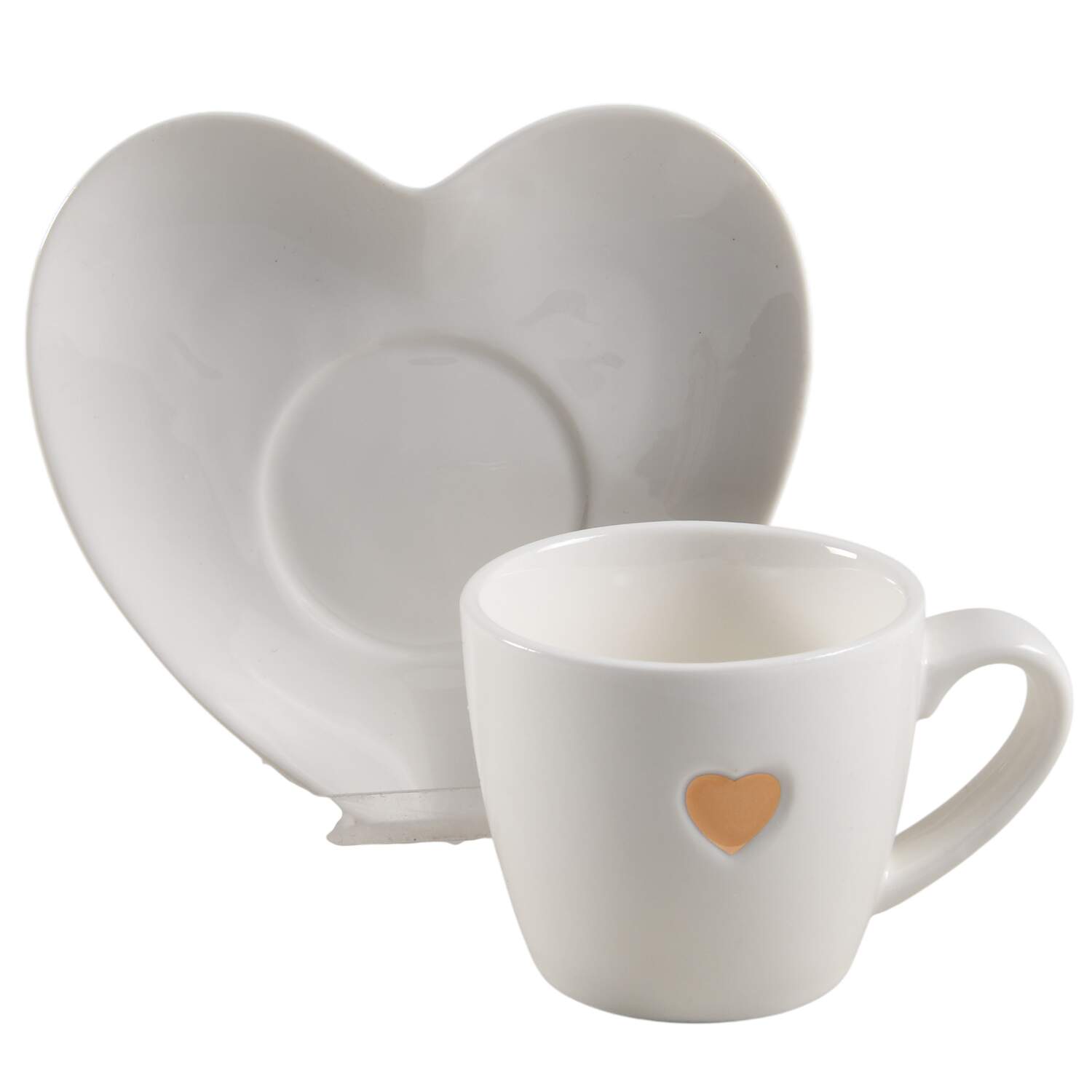 Amour Espresso Cup and Saucer Set by Eaton Dining-1