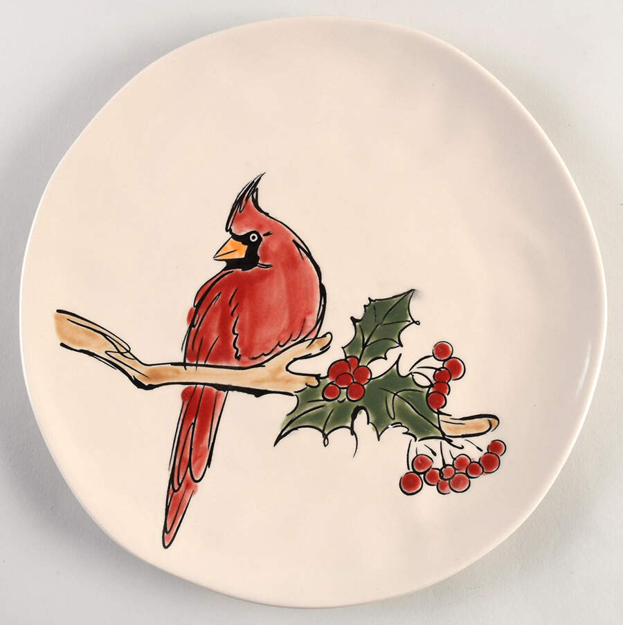 New Cardinal Dinner Plate by Eli + Ana-1