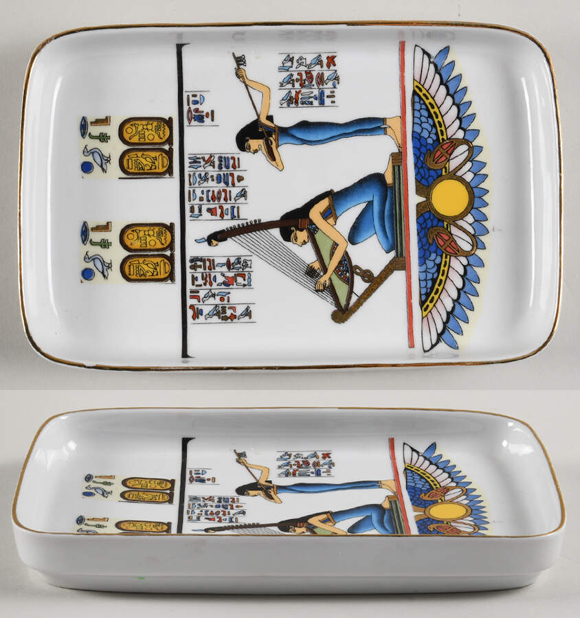 EGY6 7" Trinket Tray by Egyptian German Porcelain-1