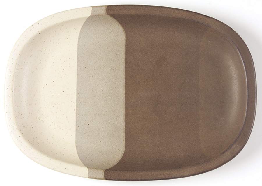 Agate Pass 12" Oval Serving Platter by Fabrik-1