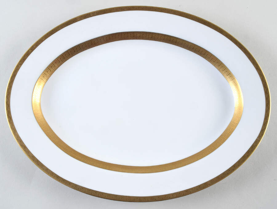 Agathon 14" Oval Serving Platter by Faberge-1