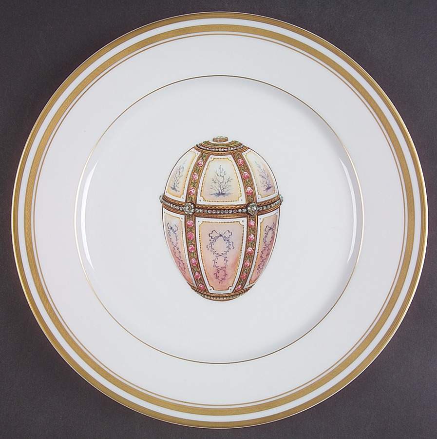 Imperial Egg Collection Dinner Plate by Faberge-1