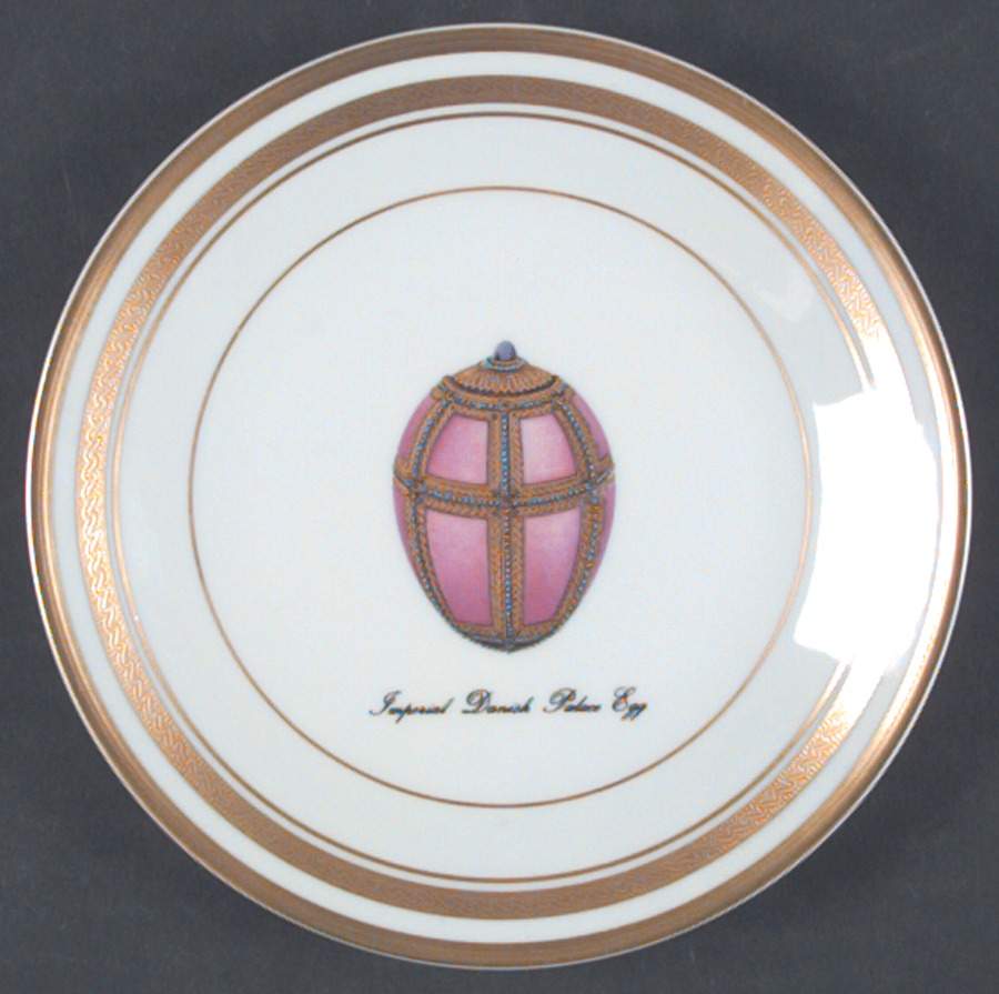 Imperial Egg Collection Bread & Butter Plate by Faberge-1