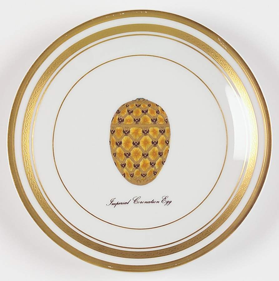 Imperial Egg Collection Bread & Butter Plate by Faberge-1
