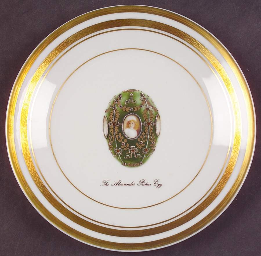 Imperial Egg Collection Bread & Butter Plate by Faberge-1