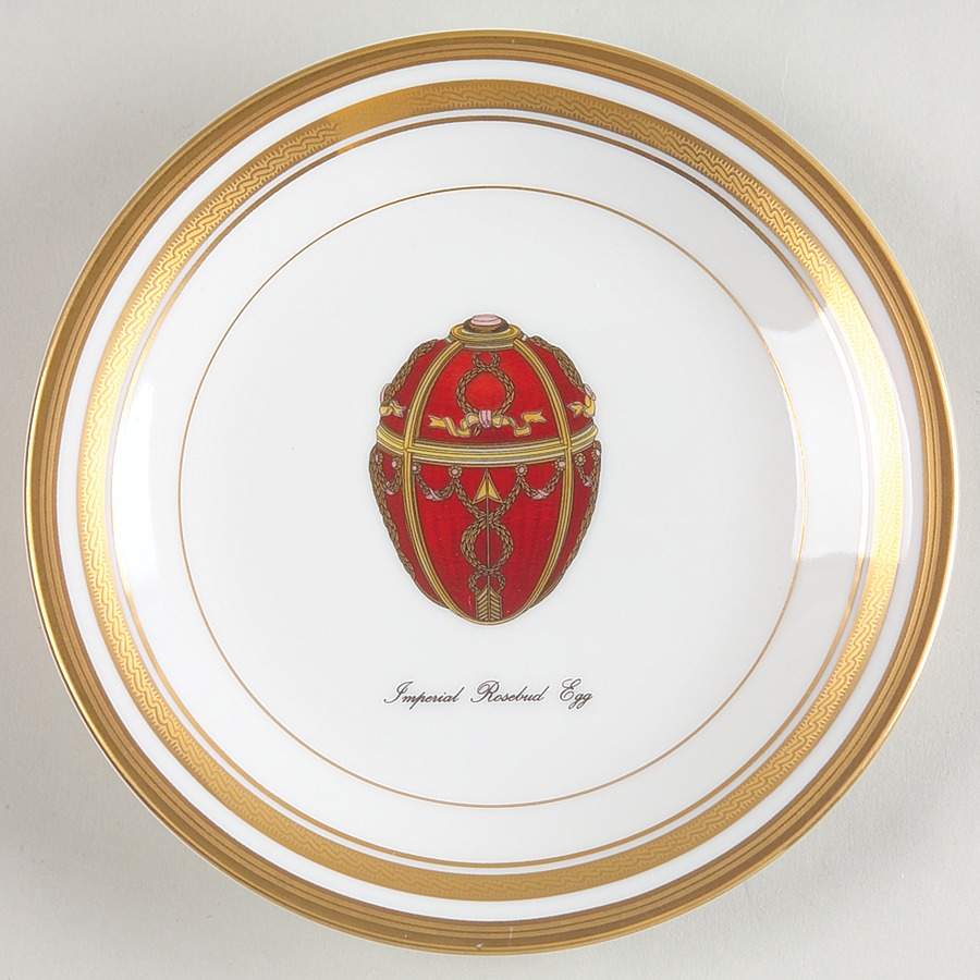 Imperial Egg Collection Bread & Butter Plate by Faberge-1