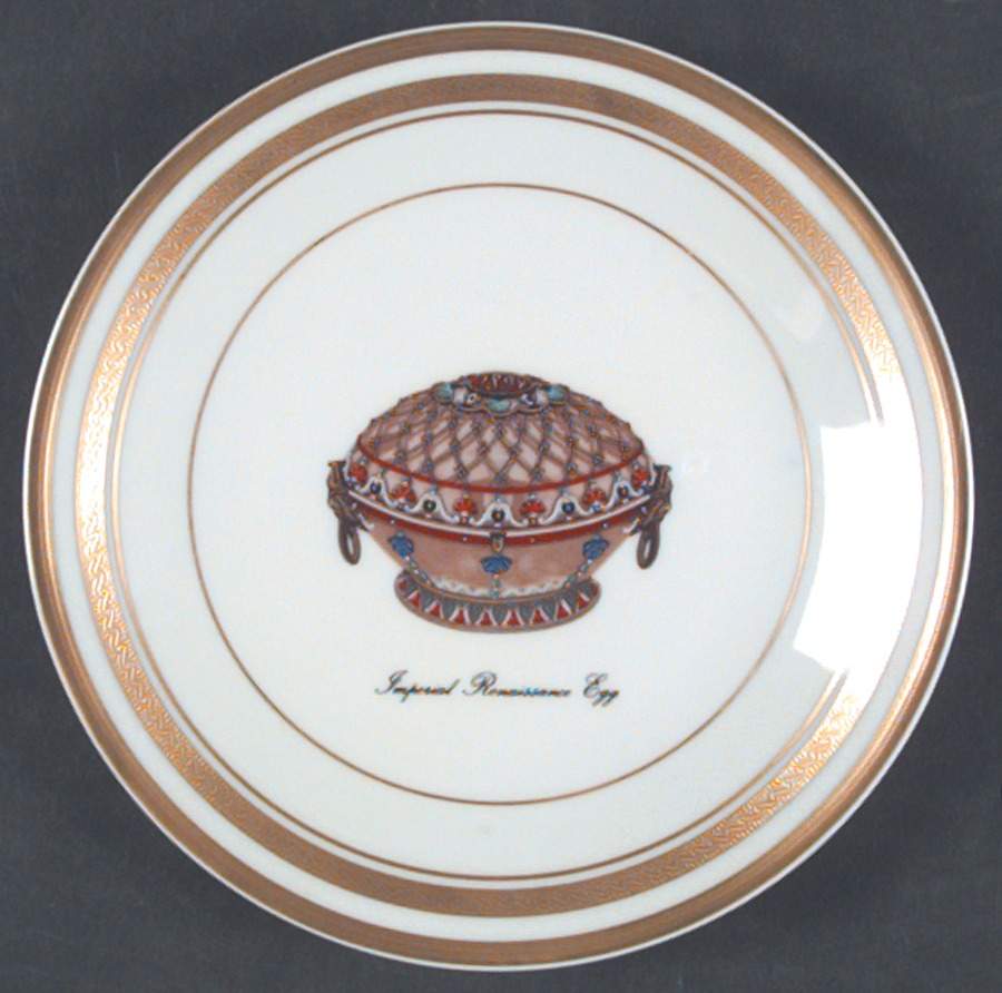 Imperial Egg Collection Bread & Butter Plate by Faberge-1