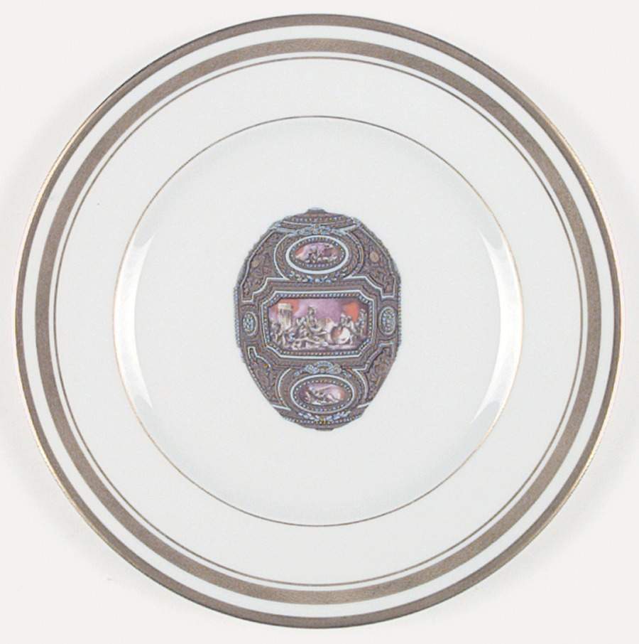 Imperial Egg Collection Salad Plate by Faberge-1