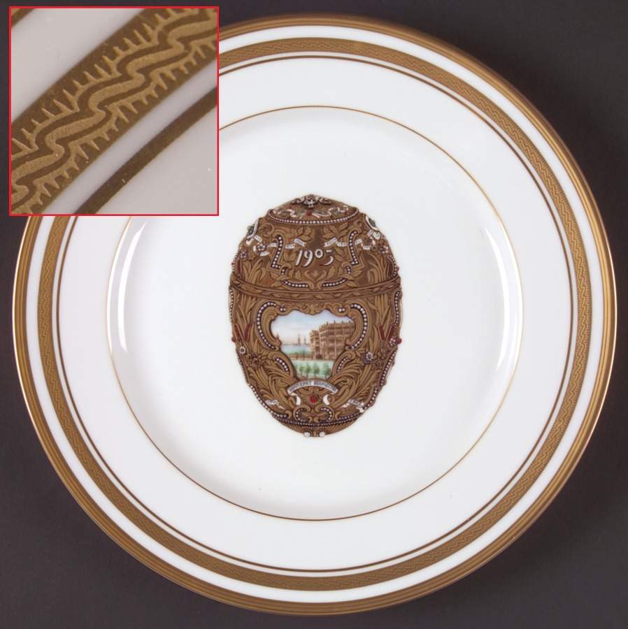 Imperial Egg Collection Dinner Plate by Faberge-1