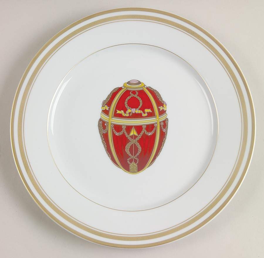 Imperial Egg Collection Dinner Plate by Faberge-1