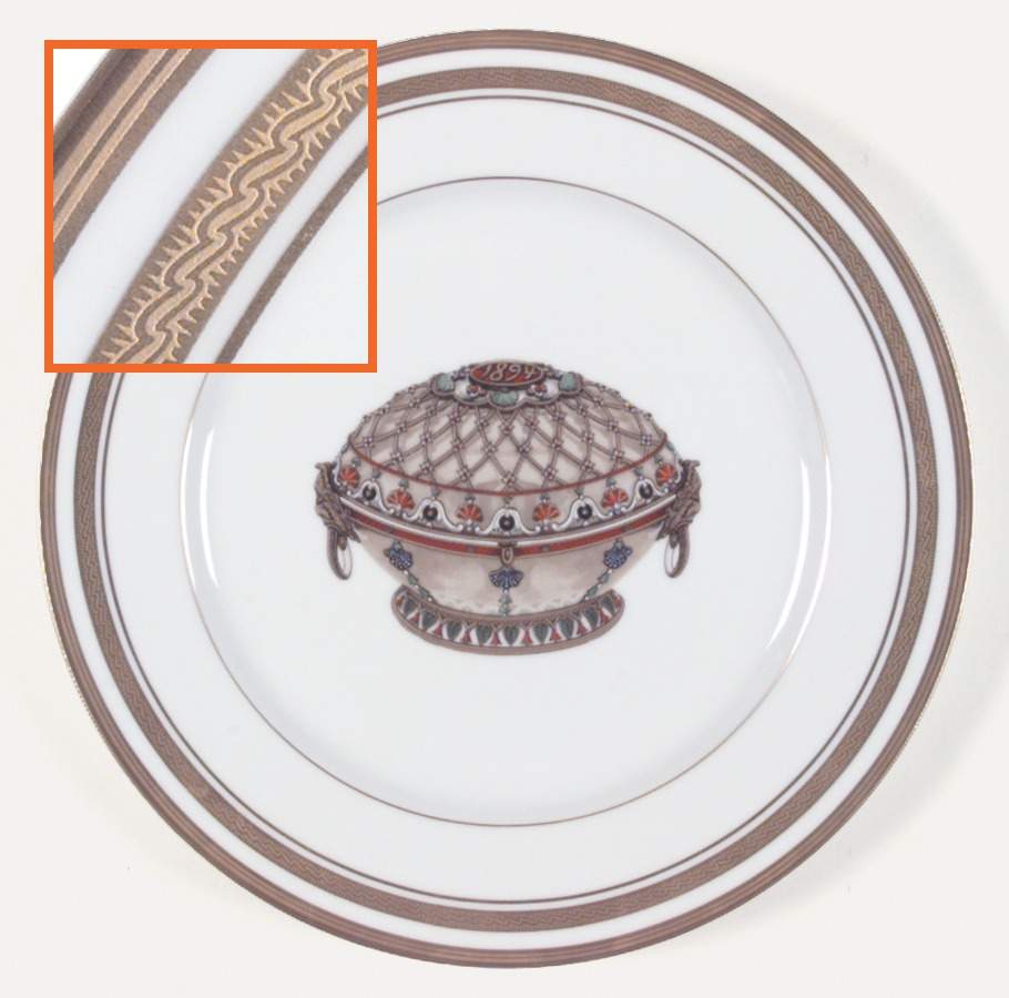 Imperial Egg Collection Dinner Plate by Faberge-1