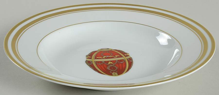 Imperial Egg Collection Large Rim Soup Bowl by Faberge-1