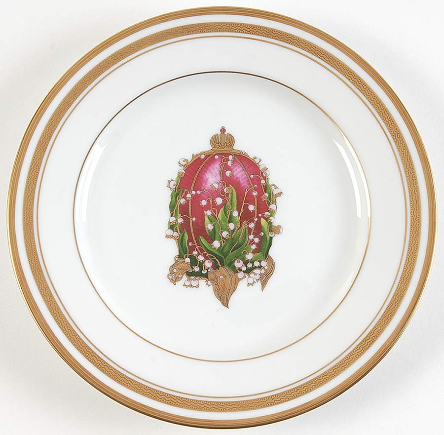 Imperial Egg Collection Salad Plate by Faberge-1