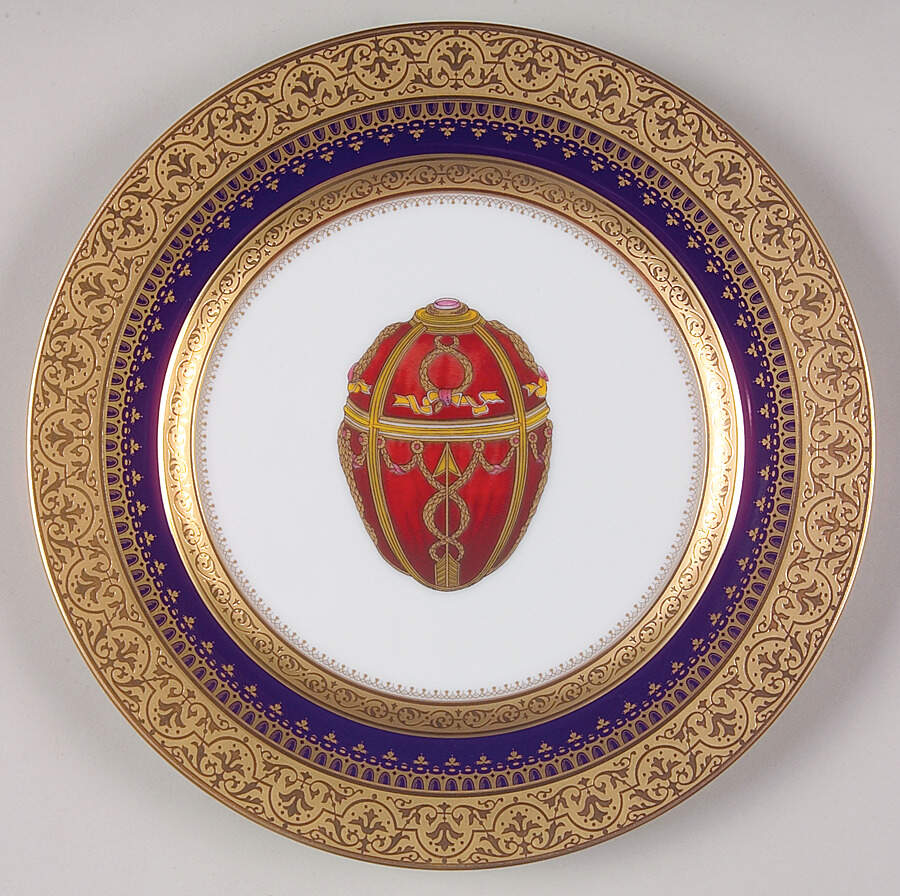 Imperial Heritage Cobalt Blue Salad Plate by Faberge-1