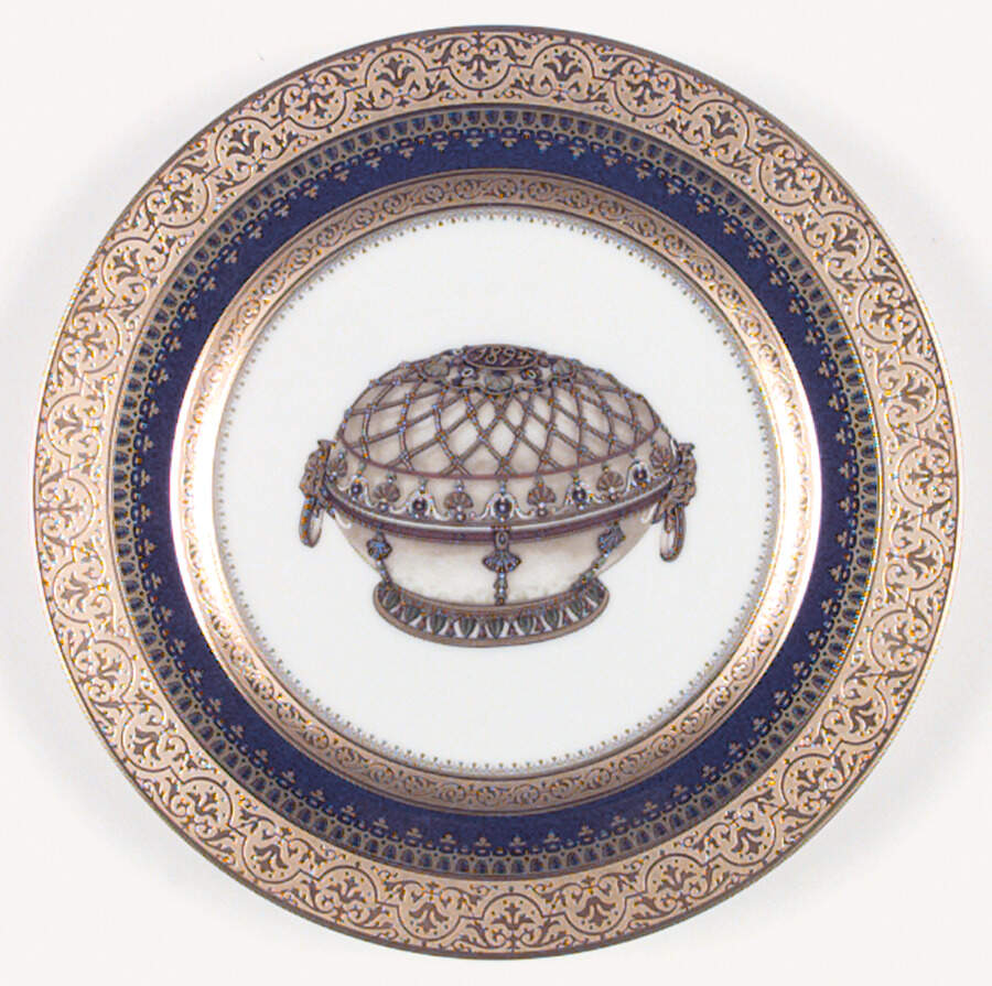 Imperial Heritage Cobalt Blue Salad Plate by Faberge-1