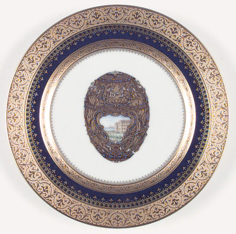 Imperial Heritage Cobalt Blue Salad Plate by Faberge-1