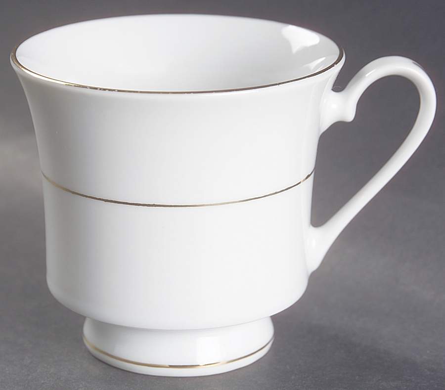 Classic Gold (Coupe, Gold Trim&Rings) Footed Cup by Fairfield-1