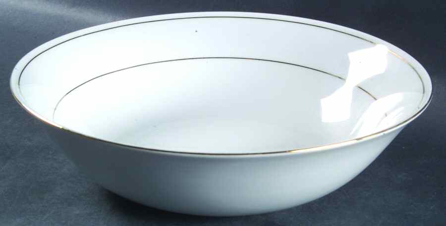 Classic Gold (Coupe, Gold Trim&Rings) 9" Round Vegetable Bowl by Fairfield-1