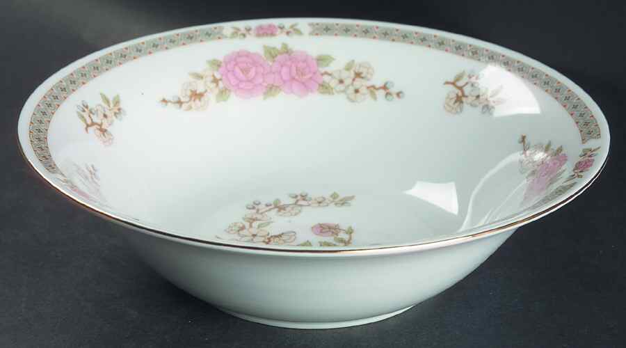 Floral Mist 9" Round Vegetable Bowl by Fairfield-1