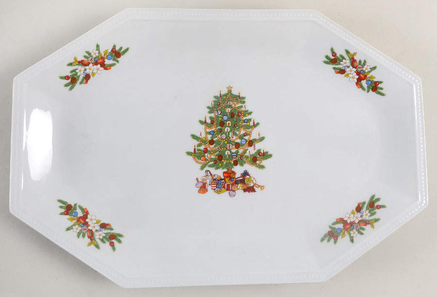Peace On Earth 14" Oval Serving Platter by Fairfield-1