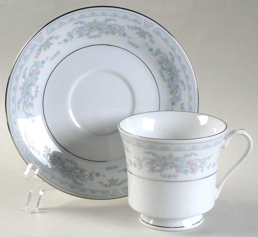 Rosepoint Footed Cup & Saucer Set by Fairfield-1