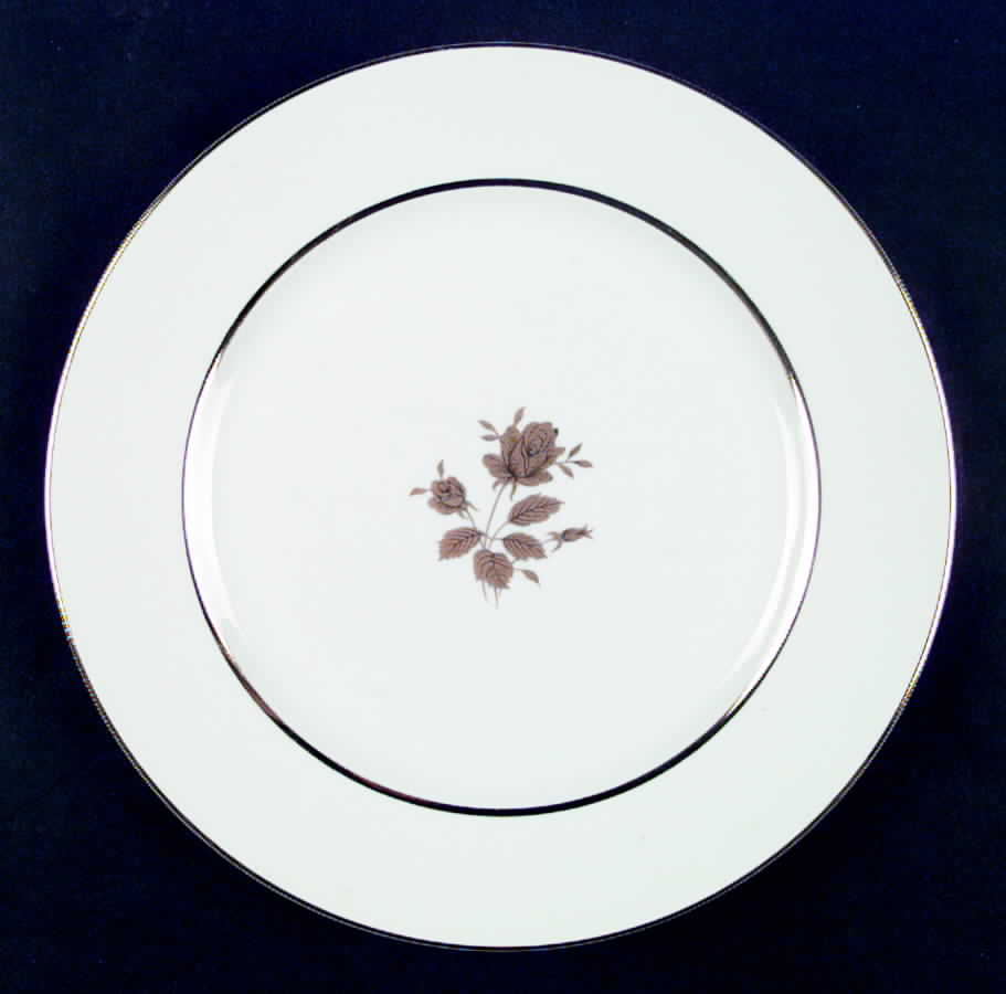 Eternal Rose Dinner Plate by Fashion Manor-1