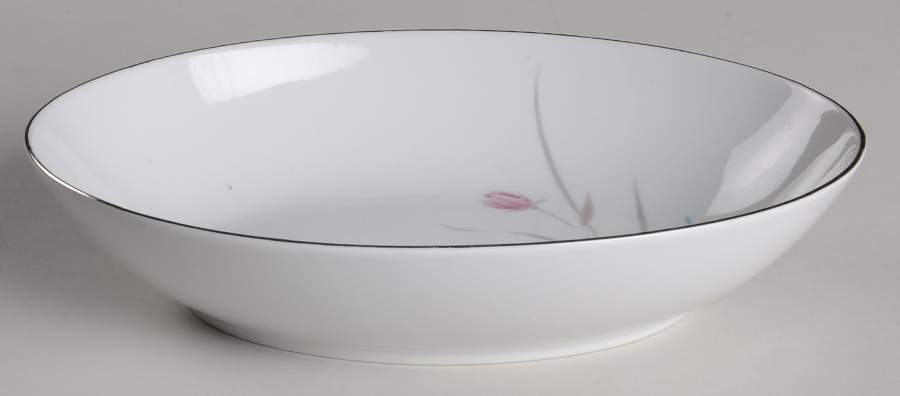 New Rose 10" Oval Vegetable Bowl by Fashion Manor-1