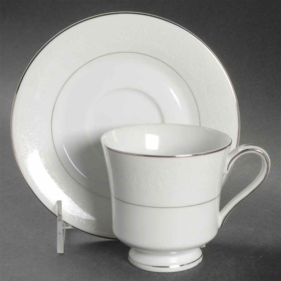 Fascination Footed Cup & Saucer Set by Fashion Royale-1